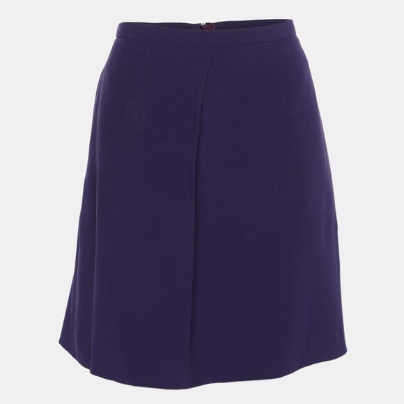 Emporio Armani Dresses & Skirts - Emporio Armani Purple Crepe Fabric Mini Skirt S
